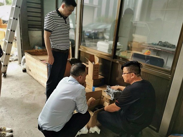 艾思捷盛總一行去往江蘇賴氏環(huán)保的減速機技術探討之旅